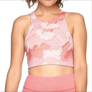Outdoor Voices TechSweat crop top S coral